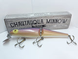 Jointed Chautauqua 8" Minnow Musky Lure Special Order Color "Whitefish"
