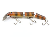 Big Fork Reef Digger Musky Lure Triple Jointed Orange Tiger Color