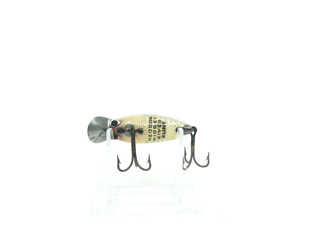 Heddon Midget River Runt Spook 9010 XRW White Shore Minnow Color
