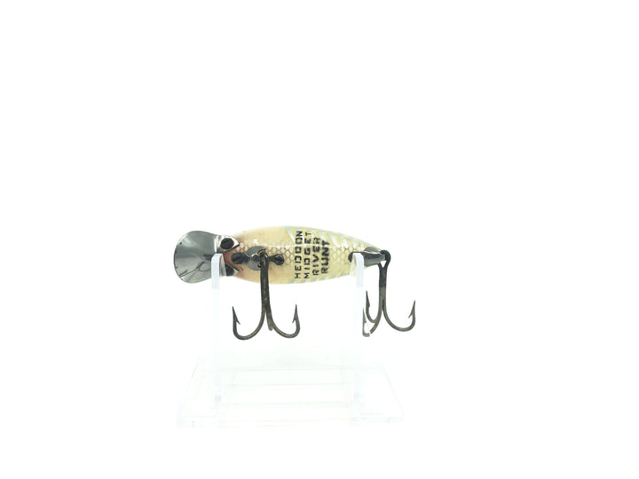 Heddon Midget River Runt Spook 9010 XRW White Shore Minnow Color