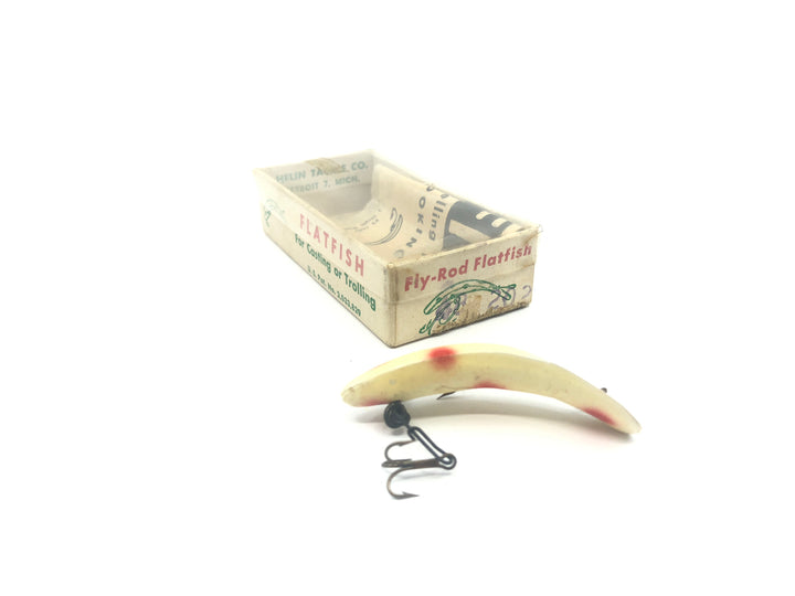 Helin Flatfish F6 WH in Strawberry Color White with Red Spots with Box and Paperwork