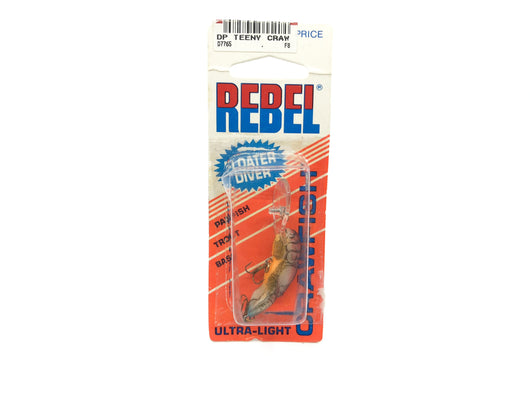 Rebel DP Teeny Craw Fish Lure New on Card