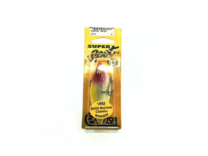 Cotton Cordell Super Spot 1992 Bass Master Edition Red Head Yellow Body Color with Card