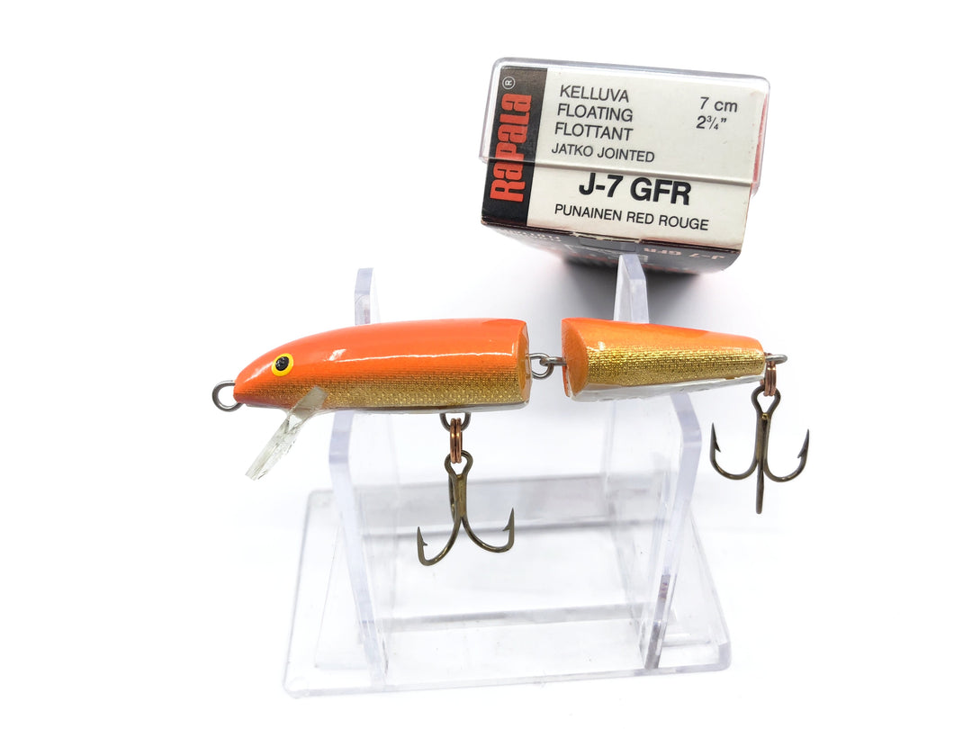 Rapala J-9 GFR Orange Gold Color Jointed Lure New in Box