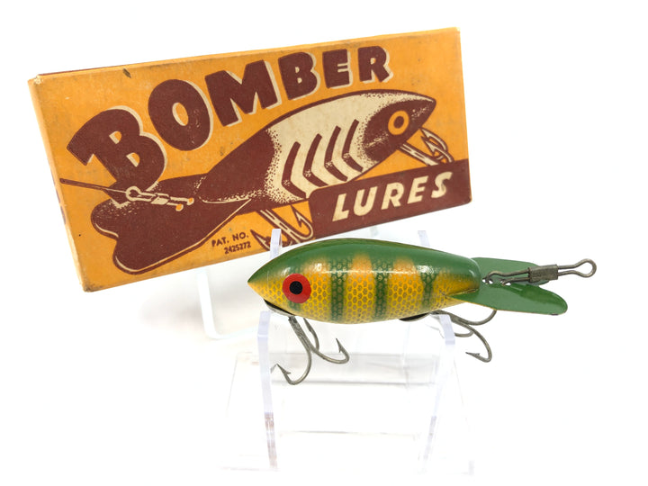 Vintage Wooden Bomber 307 Perch Color with Two Piece Cardboard Box
