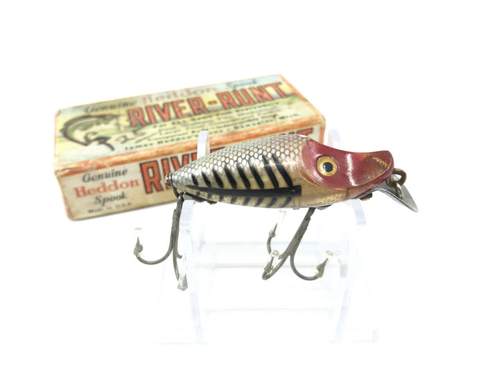 Heddon Midget River Runt 9019 XRS Silver Shore Minnow Color with Box