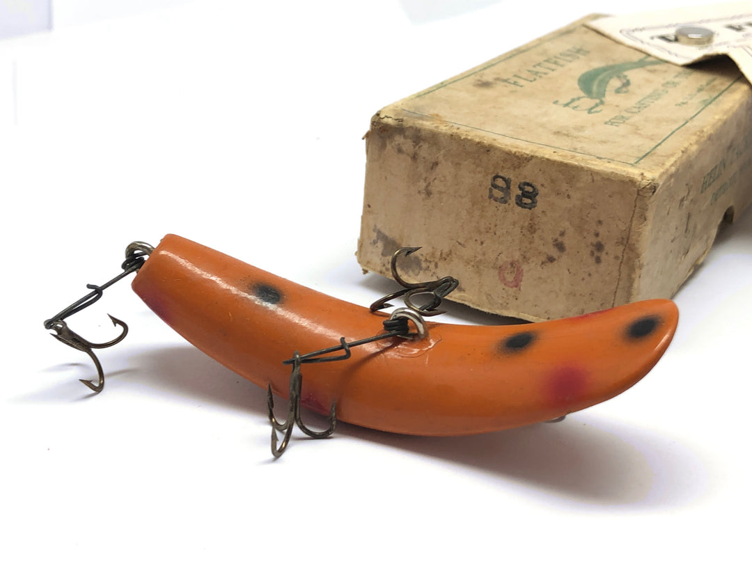 Helin Flatfish Old S3 O Orange Color with Box and Paperwork