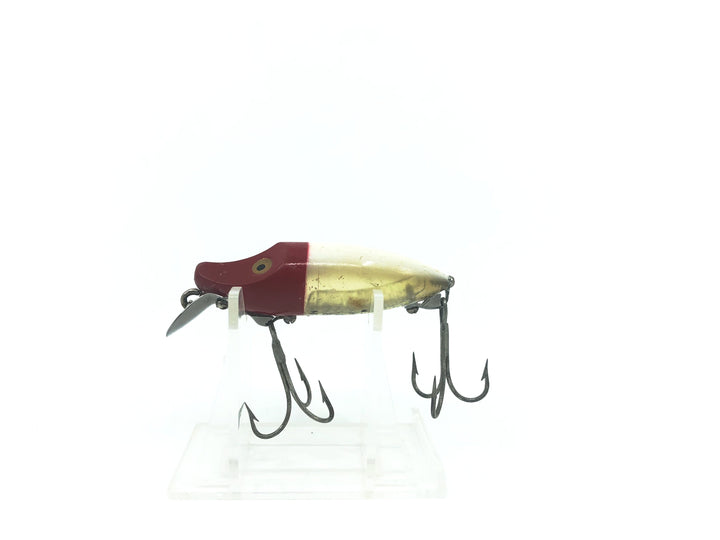 Heddon River Runt Spook Sinker 9110 RH Red Head White Body Color