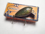 Shakespeare Dopey with Box.  Wooden lure Perch color.