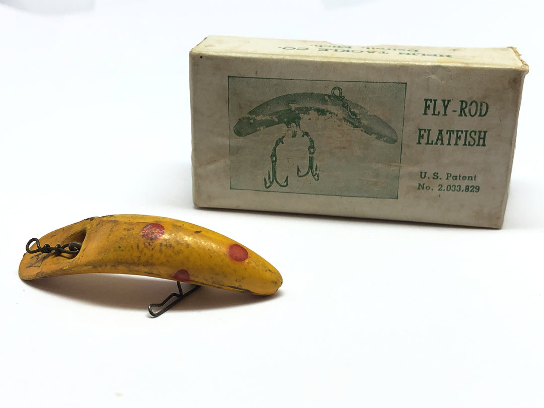 Helin Fly-Rod Flatfish Old F7 Y Yellow Spots Color with Box