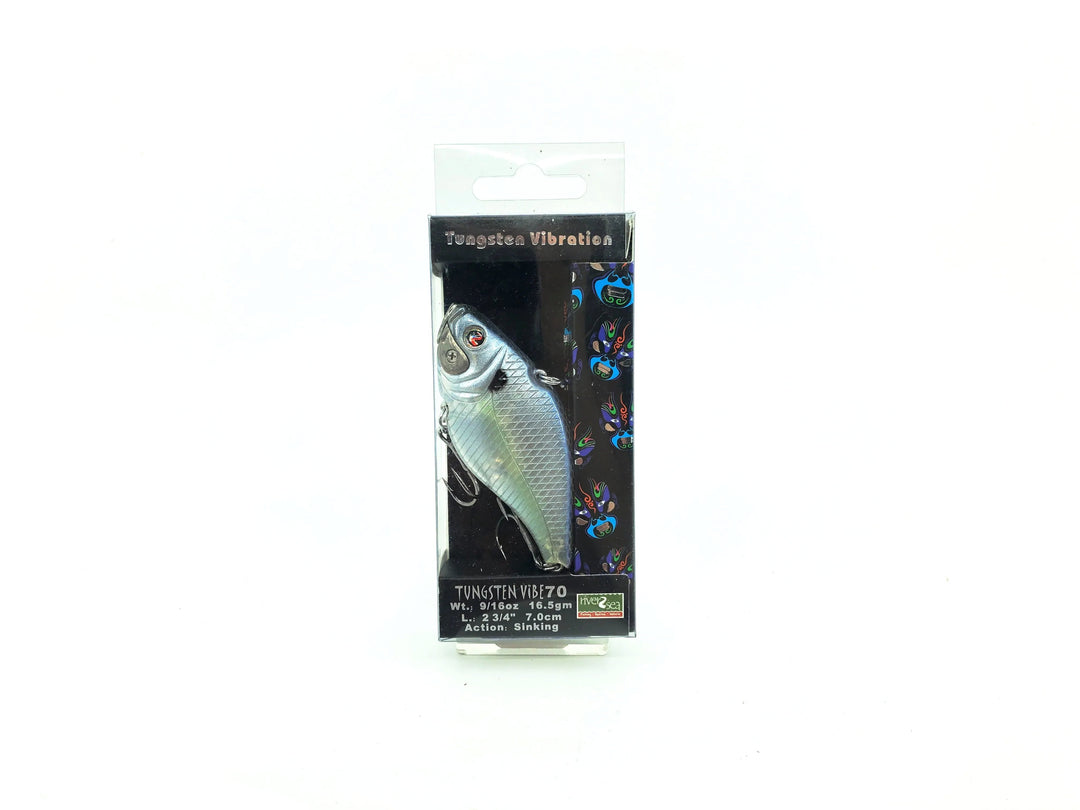 River2Sea Tungsten Vibe 70, Silver Shad Color New Old Stock