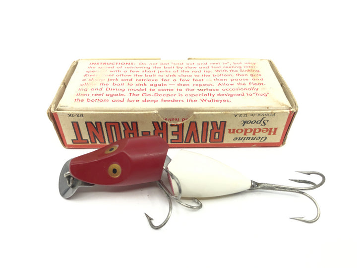 Heddon Jointed Sinking River Runt 9330 RH Red Head Color with Box