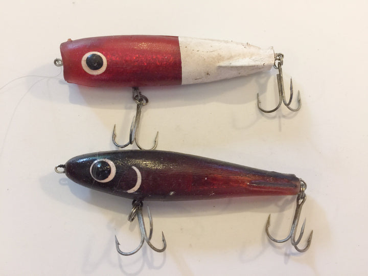 Two soft plastic / rubber type lures