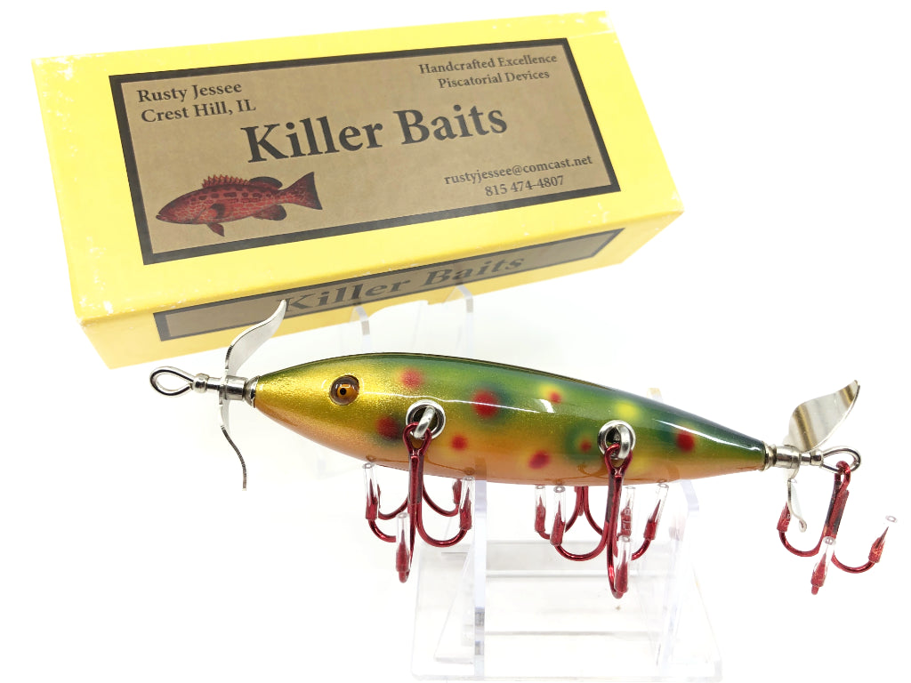 Rusty Jessee Killer Baits Model 150 Minnow in Brook Trout Color 2018