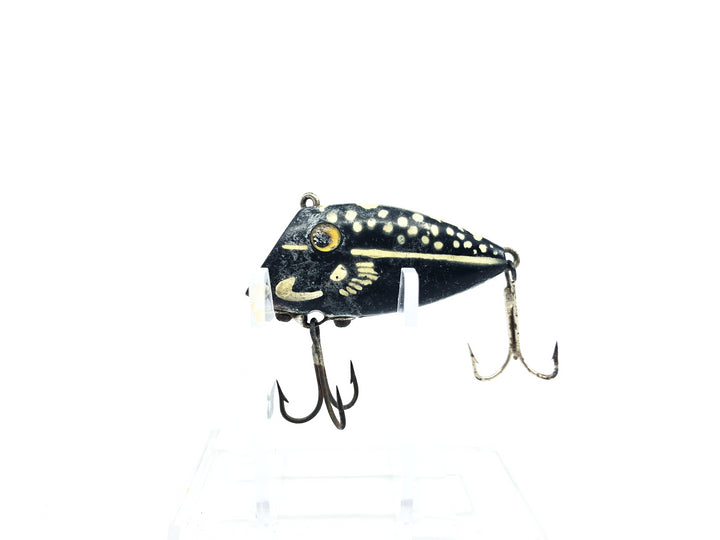 Pico Perch Type Lure Black White Dots Color