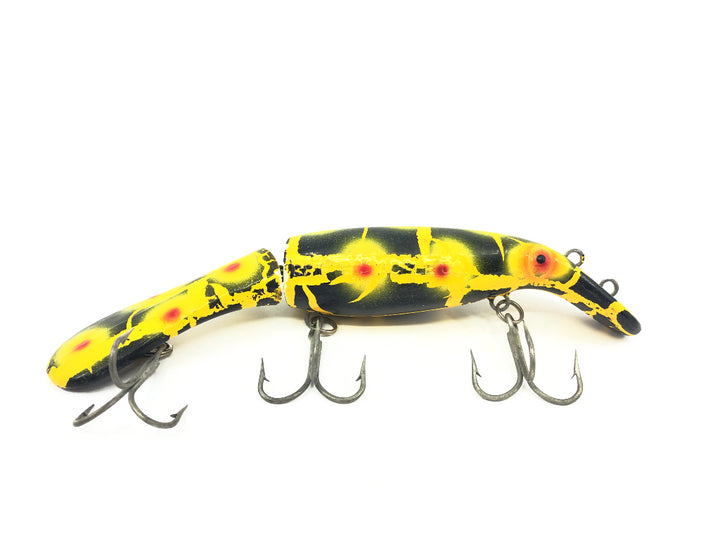Drifter Tackle The Believer 8" Jointed Musky Lure Yellow Splatter Frog Color