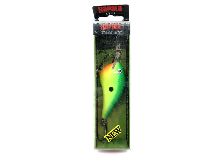 Rapala Dives-To 14 DT-14 CTL Chartreuse Lime Color New in Box Old Stock