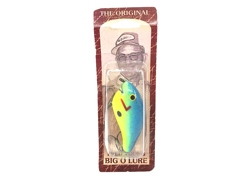 Cotton Cordell Fred Young Original Big O Wooden Lure Oxbow Bream Color on Card