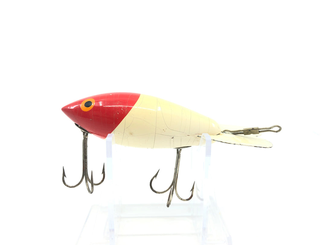 Bomber Wooden 500 Series 504 Red Head/White Body