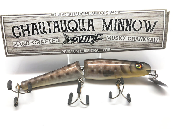 Jointed Chautauqua 8" Minnow Musky Lure Special Order Color "HD Bullhead"