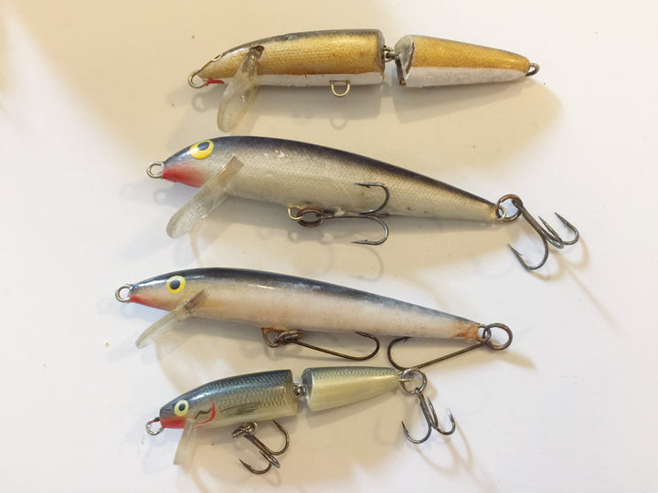 Rapala Fishing Lures Grab Bag Lot of 4!