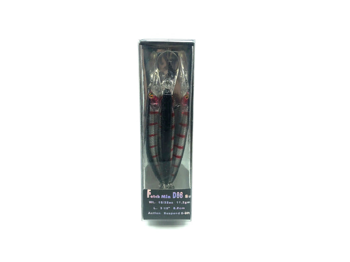 River2Sea Elite Fetch Minnow D88, #21 Silver/Black Back/Red Ribs Color New Old Stock