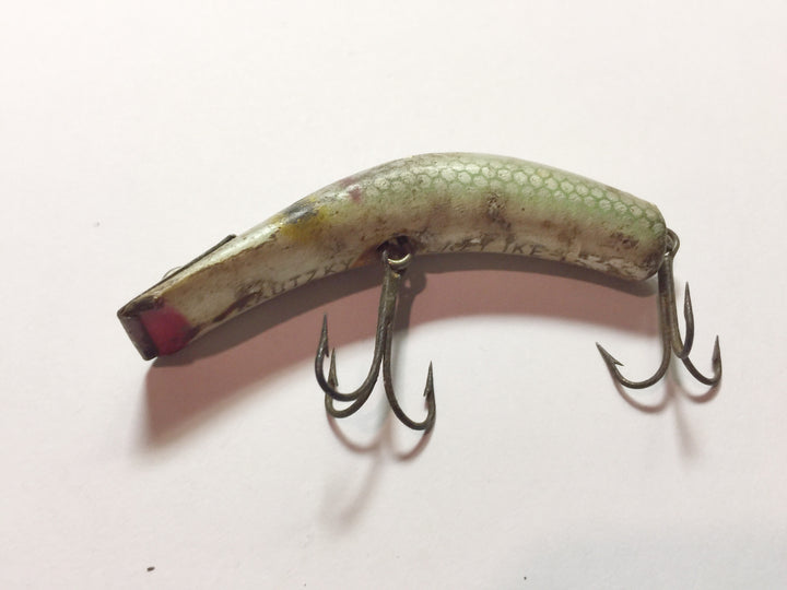 Lazy Ike 2 Green Shad Wooden Lure Kautzky