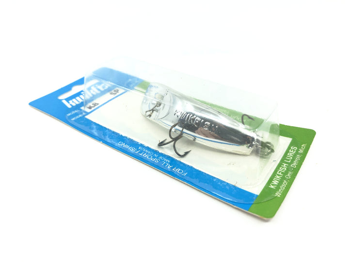Kwikfish K8 SP Silver Plated Color New on Card Old Stock