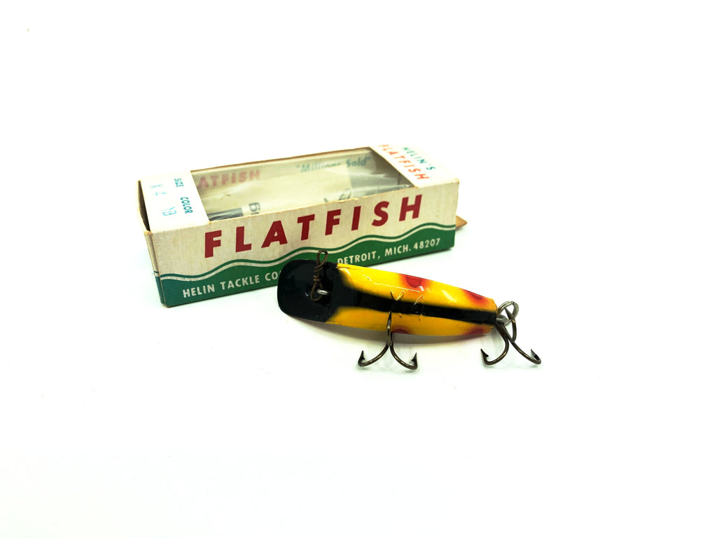 Vintage Helin Flatfish X4 YB, Yellow Black Color with Box – My