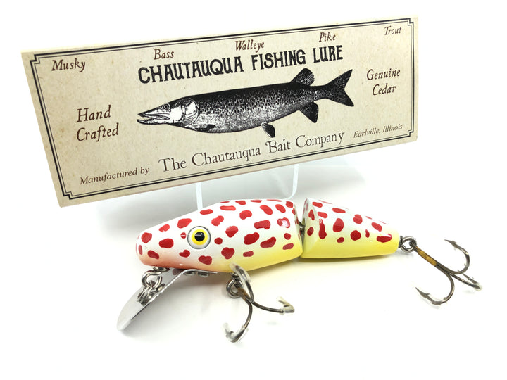 Chautauqua Custom Wooden Super Shark Red Coach Dog Color Custom Lure