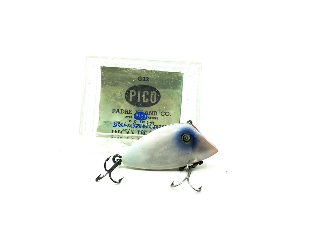 PICO Perch with Box and Insert, White/Blue Eyes Color