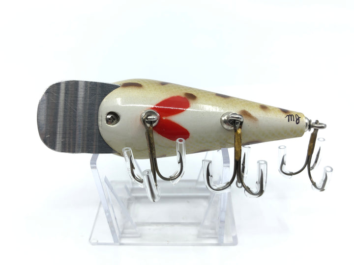 Chautauqua Special Order Wooden Chubby Sucker in Spotted Hogsucker Color