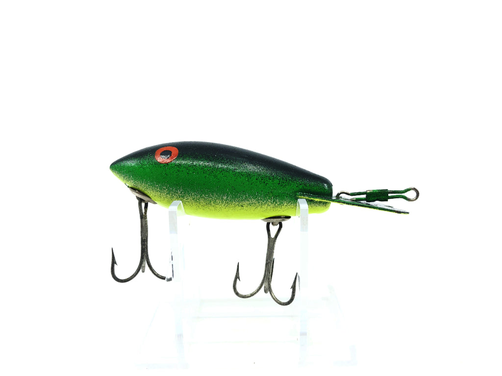 Bomber Wooden 500 Series Repainted Lime Color
