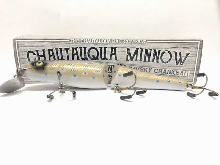 Jointed Chautauqua 8" Minnow Musky Lure Special Order Color "Blue Pike"
