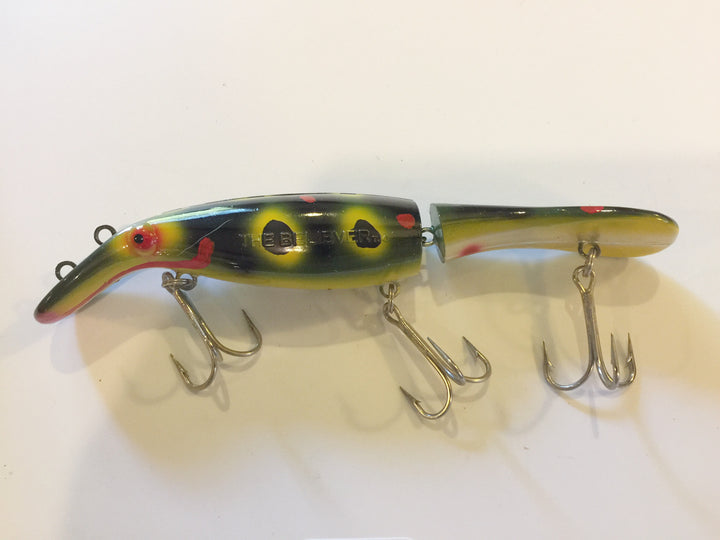Drifter Tackle The Believer 8" Jointed Musky Lure Frog Pattern