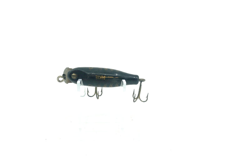 Creek Chub Wooden 9300 Spinning Pikie Black Scale Color 9333