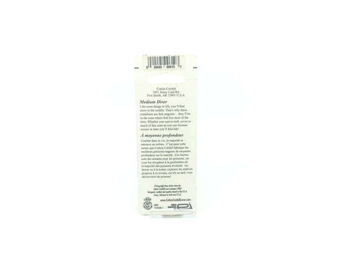 Cotton Cordell C77 Big-O Perch Color on Card