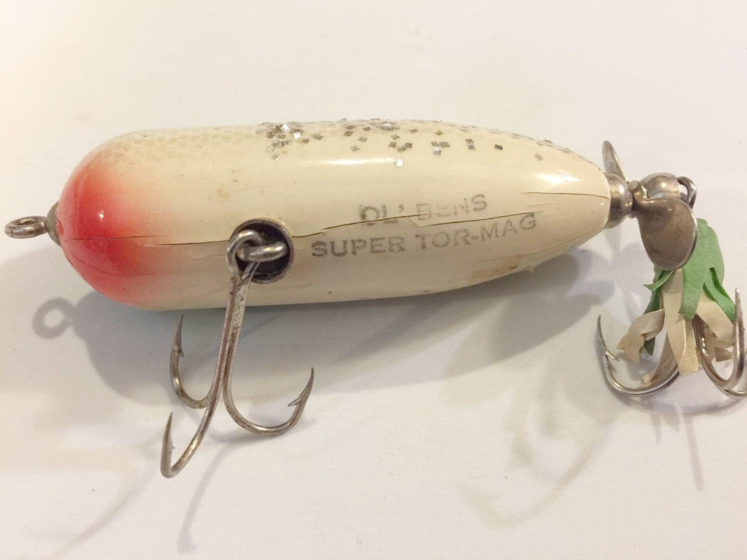 Ol' Bens Super Tor-Mag Lure in Silver Flash Christmas Tree Color