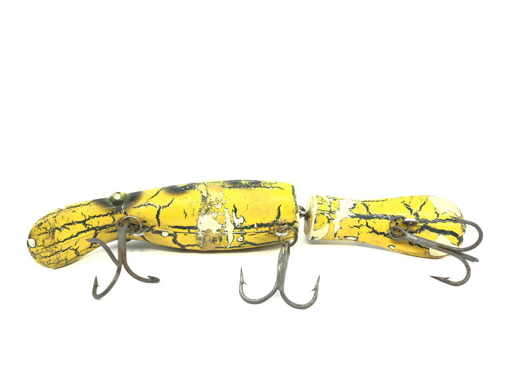 Drifter Tackle The Believer 8" Jointed Musky Lure Yellow Crackle Color