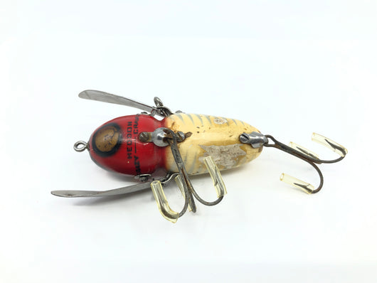 Vintage Fishing Lure Collection. Heddon Silver Shore Crazy Crawler