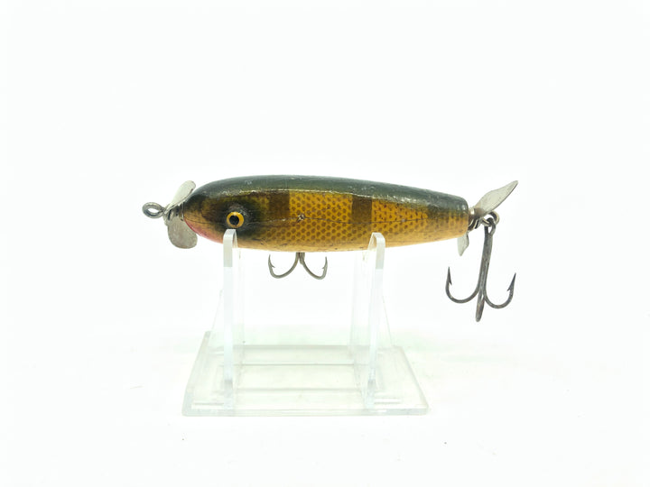 Paw Paw Baby Wounded Minnow, Yellow Perch Color