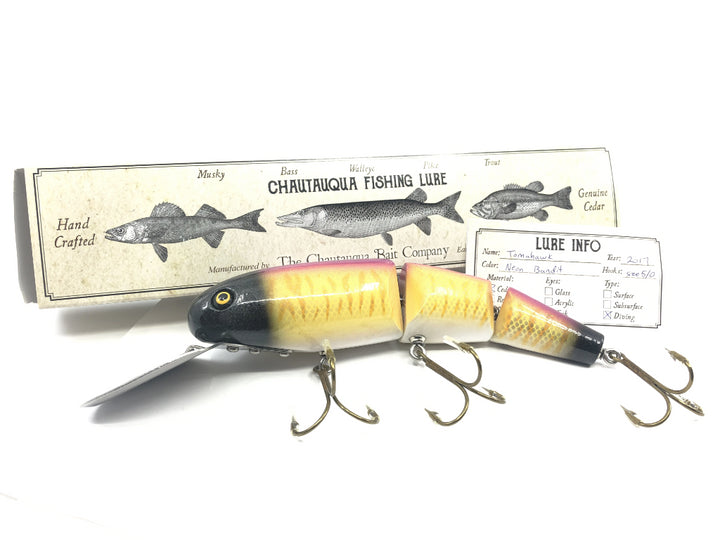 Chautauqua Tomahawk Musky Lure 2017 Neon Bandit Color