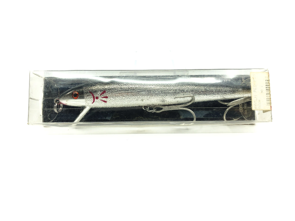 Cordell Red Fin Silver Black Back 7" Model