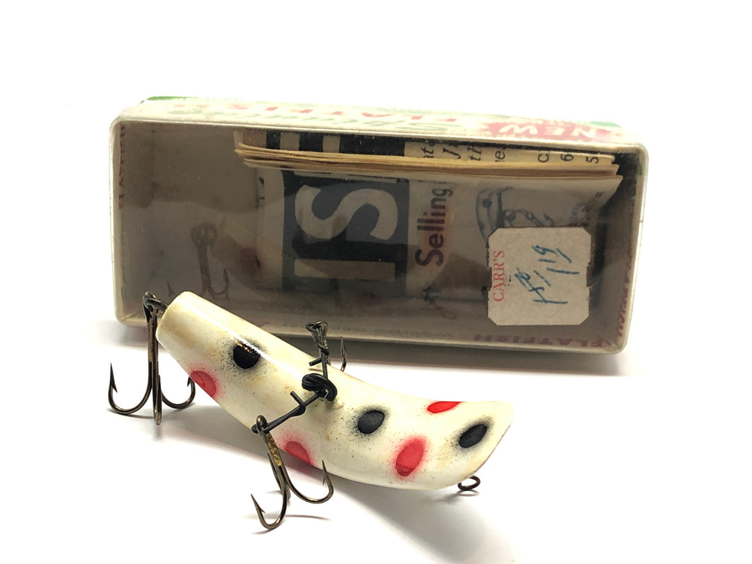 Helin Flatfish SPS WH White with Black and Red and Box