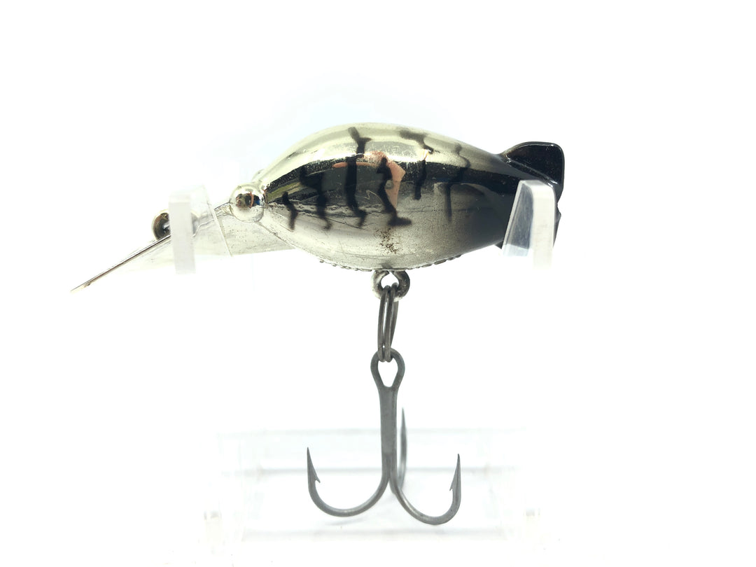 Luhr-Jensen Hot Shot Size 30 Chrome with Black Ribs Rare Color