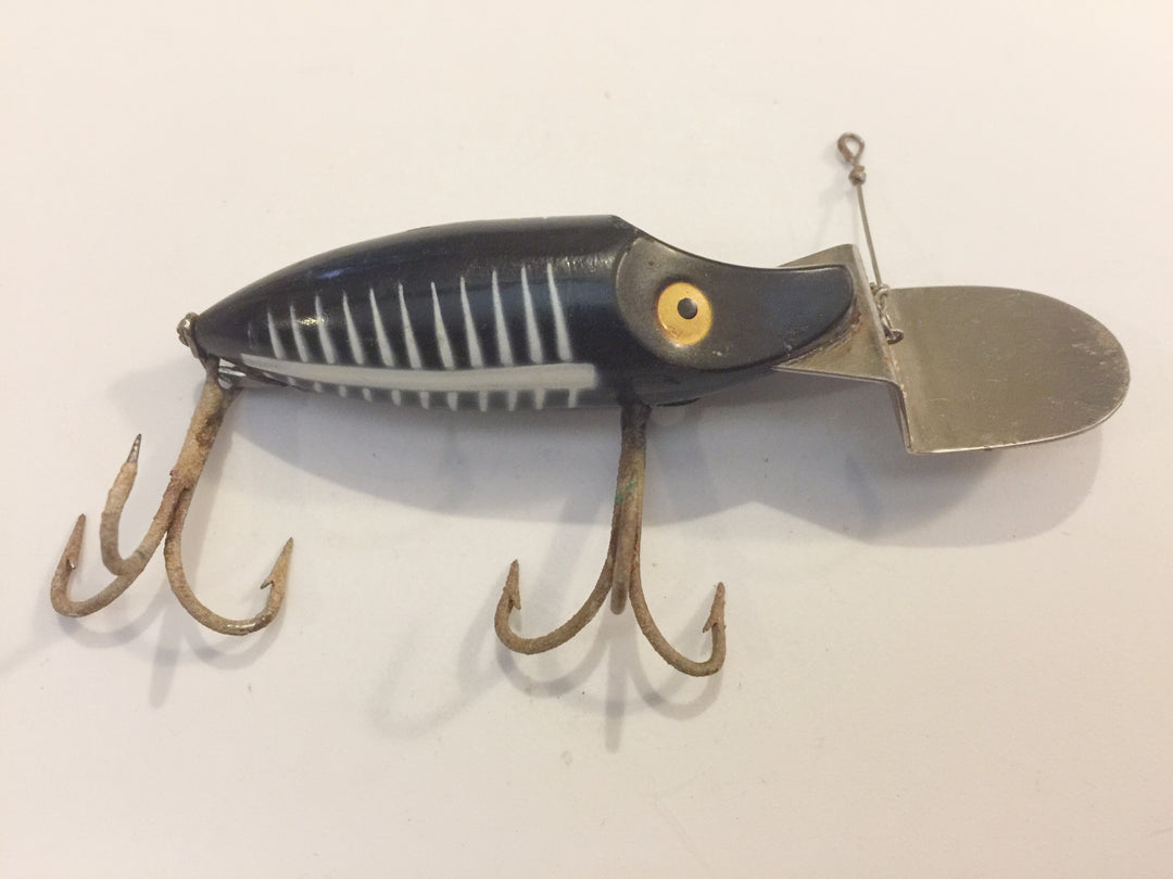 Heddon Go Deeper River Runt Black Shore Gold Eyes