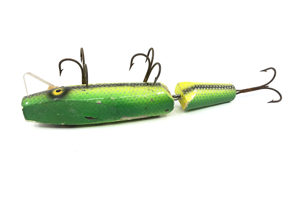 Wiley Jointed 6 1/2" Musky Killer in Lemon Lime Striper Color