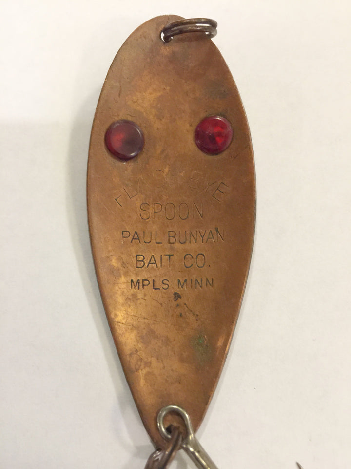 Paul Bunyan Flasheye Spoon Copper color.