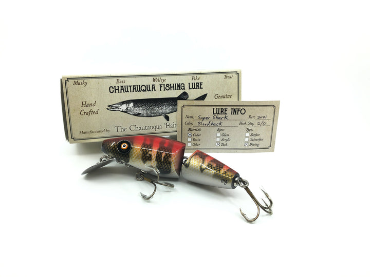 Chautauqua Wooden Super Shark Classic Bloodback Color