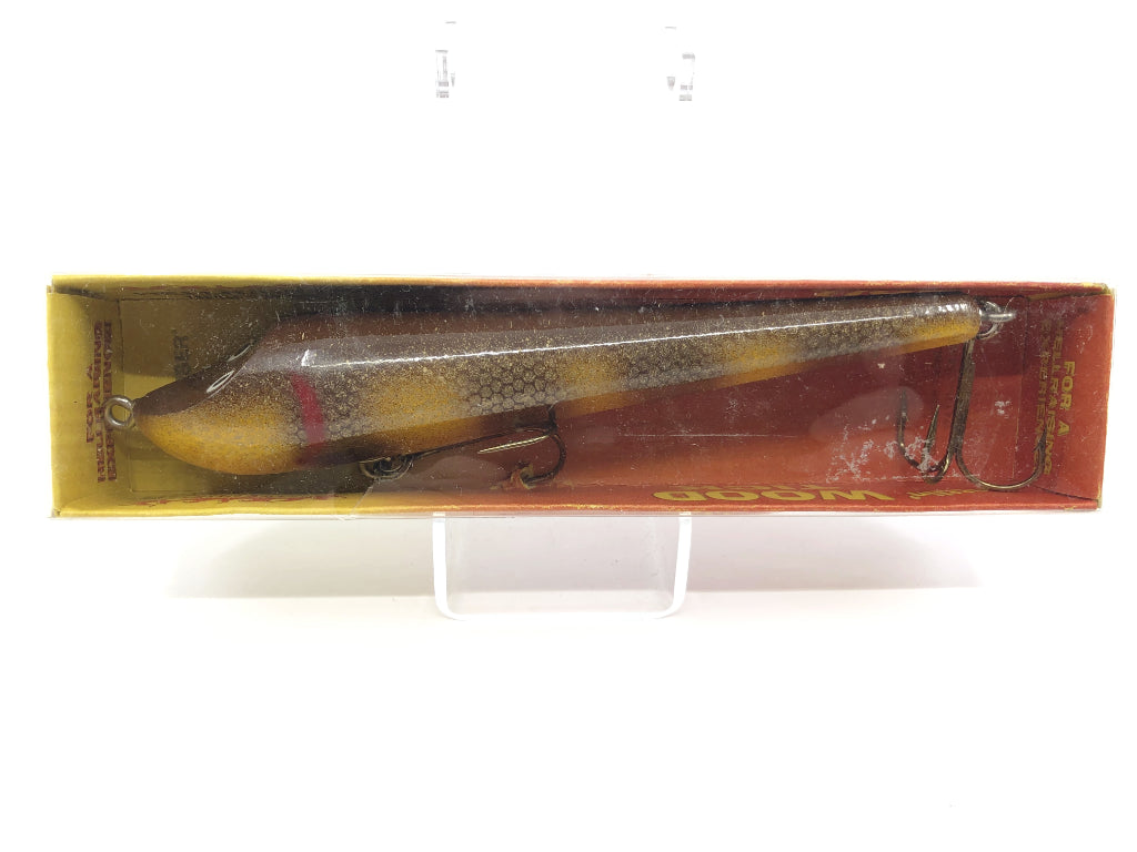 Hellraiser Wood Tick Musky Lure 7" Perch Walleye Color New in Box Old Stock